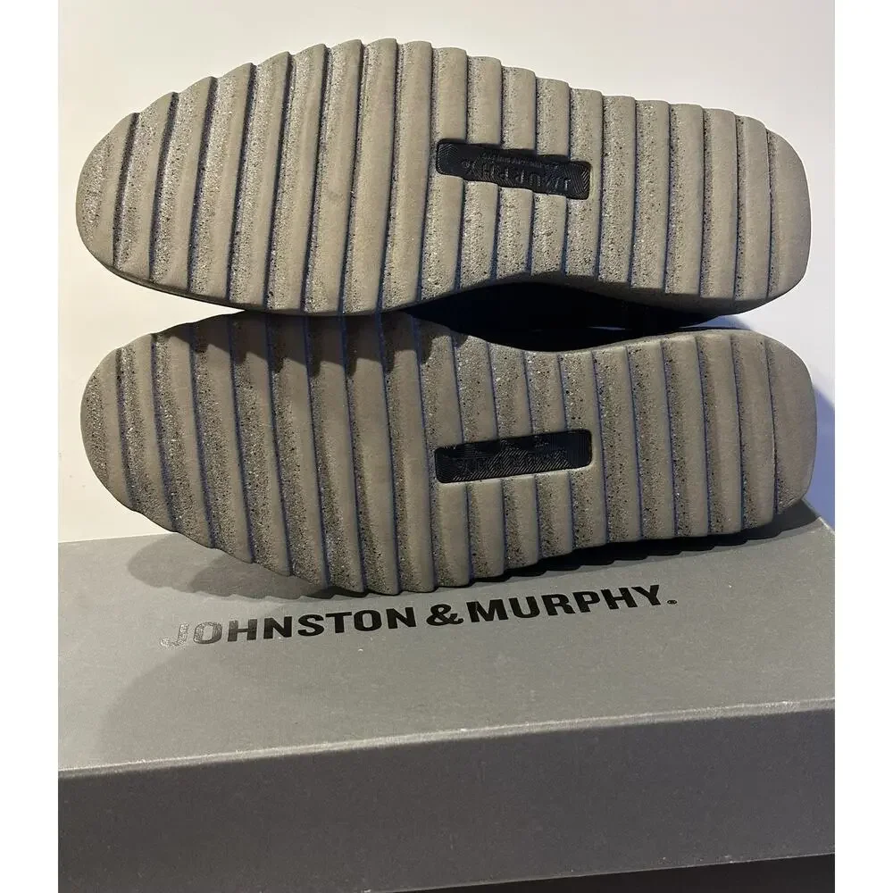 Johnston & Murphy Duncan Kint Plain Toe Mens 8.5 Nubuck Leather Eva Sole preppy